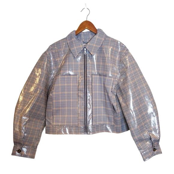 Baum und Pferdgarten NWT Bathilde Jacket in Grey Wallstreet Check Size 38 - Picture 5 of 11